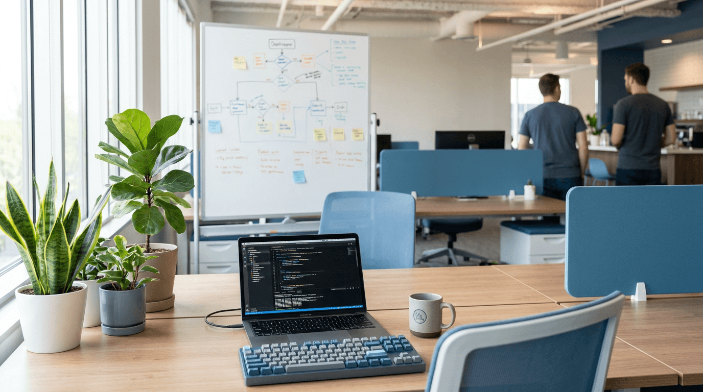 Moderner Arbeitsplatz bei GOpus®